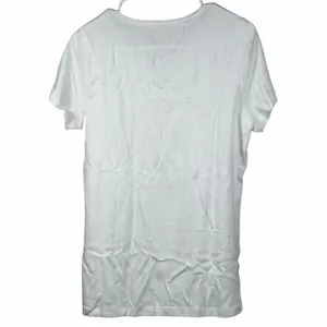 St. John’s Bay Women's Medium White Short Sleeve Crew Neck Essential Tee Shirt thumbnail 2
