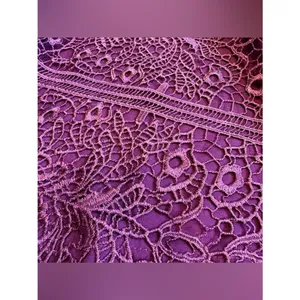 NWT Lulus Women’s Magic Moments Plum Purple Lace-Up Lace Midi Dress Size XS thumbnail 9