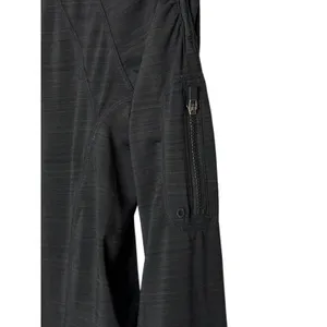 Athleta‎ Pacifica 1/4 Zip Long Sleeve Top Womens Medium Black Activewear Ruched thumbnail 3
