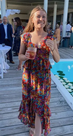 Show Me Your MuMu Reese Ruffle Dress thumbnail 8