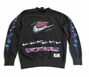 Vintage Nike Stories Retro 90s Graphic Fleece Crew size M thumbnail 1