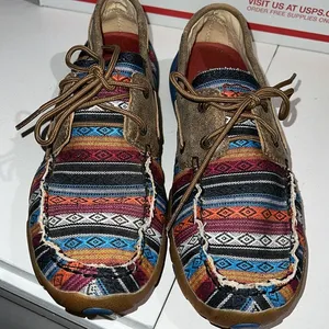 Twisted X Multicolor Patterned Boat Shoes 8.5
Sarape thumbnail 2