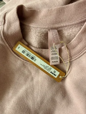 SKIMS Classic Cotton Crewneck Fleece thumbnail 2