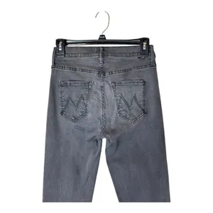 Mother Jeans Women 25 Washed Black Gray Mid Rise Dazzler Lighting‎ Up Lanterns thumbnail 6