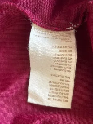 Let me be Burgundy Long Sleeve Velvet Dress - Size Small thumbnail 6