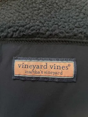 Vineyard Vines Comfy Navy Blue Quarter Zip thumbnail 4