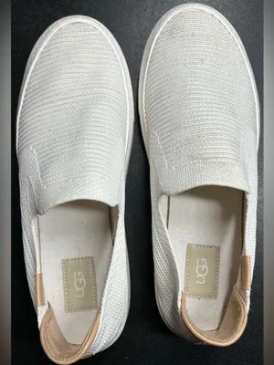 UGG Women's Size 10 Alameda Sammy Off White Slip-On Sneakers thumbnail 5