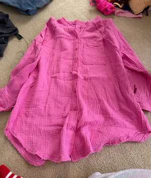 Aerie Pool To Party Cover-Up Shirt thumbnail 1