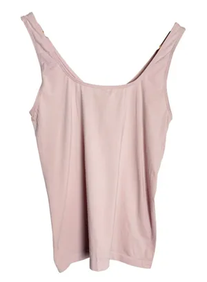 Alo Yoga Light Pink Sleeveless Scoop Neck Athletic Workout Tank Top Size Small thumbnail 1