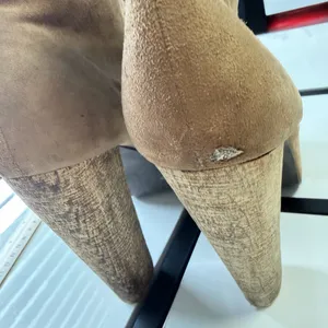 Jeffrey Campbell Lita Suede Platform Booties - Tan (Size 8M) thumbnail 8
