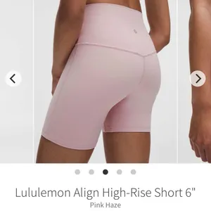 Lululemon Align High Rise Shorts 6" Pink Haze Size 4 thumbnail 9