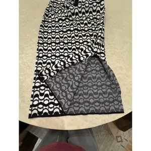 House of Harlow 1960 Size Medium Knit Polo Midi Dress Abstract thumbnail 4