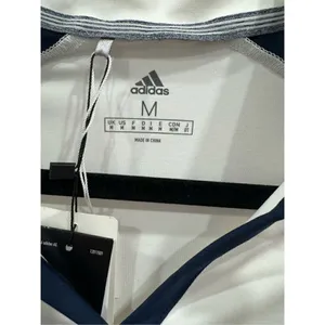 Adidas women's white‎ polo shirt size medium thumbnail 4