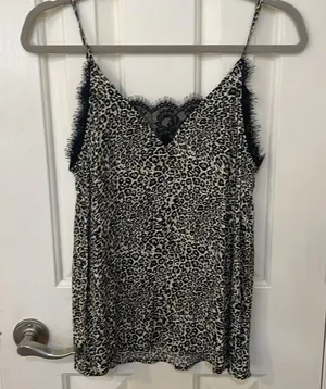 Cheetah lace top Brown thumbnail 3