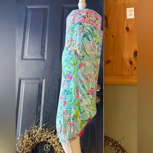 Lilly Pulitzer Bali Blue Beacon Long Sleeve Dress size XS NWT thumbnail 3