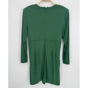 Eloquii Ruched V-Neck Sheath Dress 16 Green Long Sleeve Party Wedding Guest Chic thumbnail 5