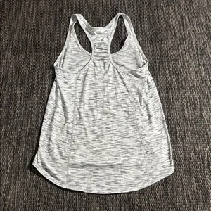Lululemon Racerback Tank Top Tiger Space Dye Black White Size 8 thumbnail 2