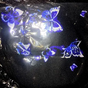 Blue Butterflies Face Mask thumbnail 2