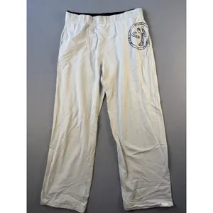 Zumba Wear Lovely Women Light Gray Graphic Relaxed Wide Leg Dance Pants Large L thumbnail 2