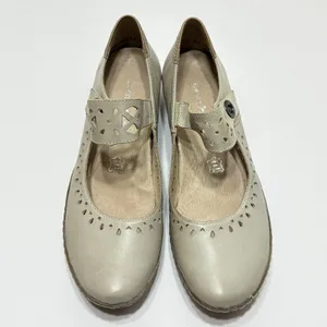 Remonte Mary Jane Comfort Pumps Beige Leather Women’s Size 38(7.5) thumbnail 7