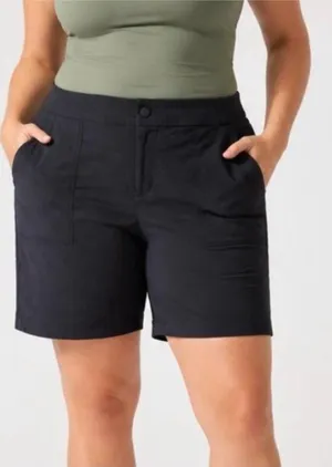 Athleta Trekkie Bermuda 2.0 Hiking Outdoor Nylon Shorts Black Size 22 thumbnail 1