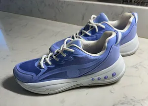 Easy Spirit Blue and White Athletic Shoes with Cushioned Sole thumbnail 1