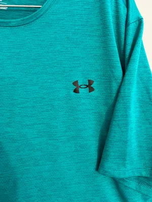 Under Armour Performance Men's Teal Shirt thumbnail 3