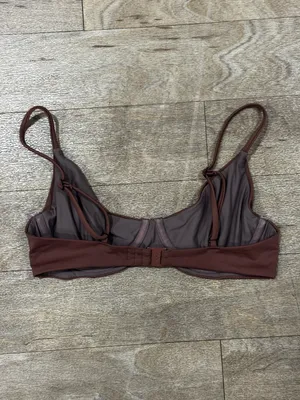 Blackbough Swim Bikini Set Cocoa Brown Willow Top & Maui Bottoms Size Medium thumbnail 6