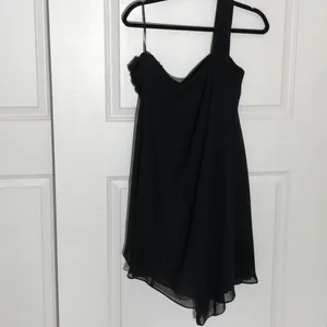 R&M Collection Little Black Dress One Shoulder 6 LBD thumbnail 2