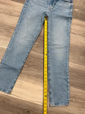 Madewell The Perfect Vintage Jean Womens Light Wash High Rise Straight Leg Sz 23 thumbnail 9