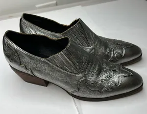 Silent D Tarvita Bootie in Silver Size 10 thumbnail 2