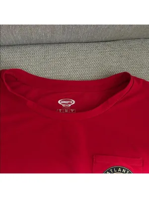 Atlanta United Red T-Shirt Super Soft MLS Soccer Club Futballl football thumbnail 2