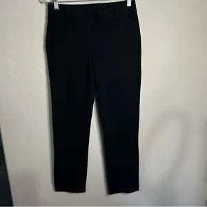 Quince Black Ponte Knit‎ Ultra Stretch Straight Pull On Pants thumbnail 5