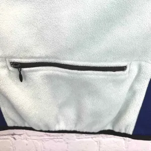 The North Face Fleece Vest Women S Light‎ Blue Navy Colorblock Full Zip Hiking thumbnail 7