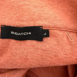 Bugatchi Quarter Zip Pullover Womens Large‎ Striped Coral Orange Casual thumbnail 6