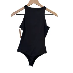Skims Fits Everybody High Neck Bodysuit Onyx Size Small NWT thumbnail 8