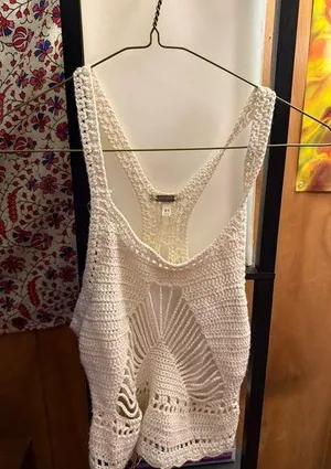 Women’s Buckle Gimmicks Crochet Tank Top Size XS thumbnail 1