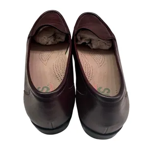 SAS Simplify Everyday Moccasin Loafer Antique Wine Women Sz 9.5N Leather Comfort thumbnail 4