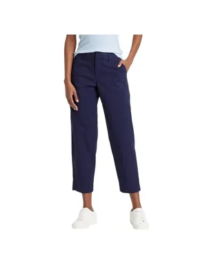 A New Day Womens High-Rise Tapered Ankle Chino Pants 93014779 Navy Blue 4 thumbnail 9