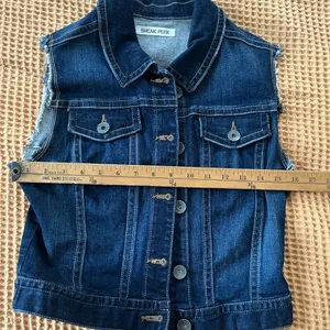 Sneak Peek Denim Vest Blue thumbnail 2