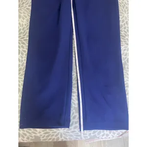 Express Strapless Jumpsuit size 0 Royal Blue Petite Sweetheart Neck Pockets Chic thumbnail 7