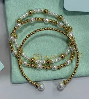 Enewton Women's Classic Pearl GoldenBracelets Lot of 3 PCS thumbnail 1