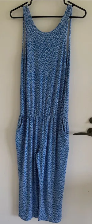 Fighting Eel jumpsuit Hawaii Blue Size M thumbnail 1