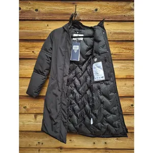NWT Black Premium Down Filled Parka Coat Jacket XXS WhiteSky thumbnail 9