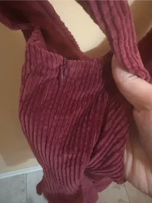 House of Harlow 1960 x Revolve Addie Burgundy Corduroy Mini Dress thumbnail 8