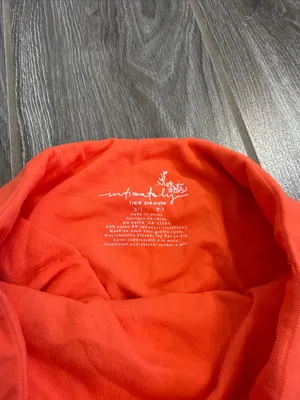 Women’s Free People Intimately Bright Orange bandeau Cami top XS small EUC thumbnail 2