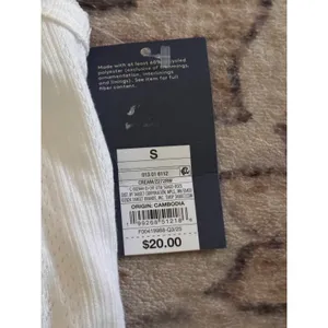Universal Threads Cream Pointelle Square Neck Top S NWT MSRP $20 thumbnail 5
