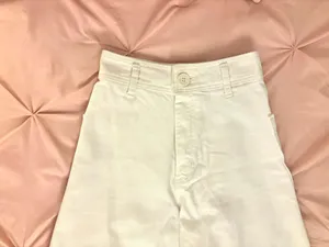 ZARA White High Waisted Jeans thumbnail 4
