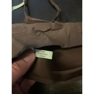 Dvntme Bra Womens XL Brown Seriously Soft Contour V Wireless Bralette Stretch thumbnail 7