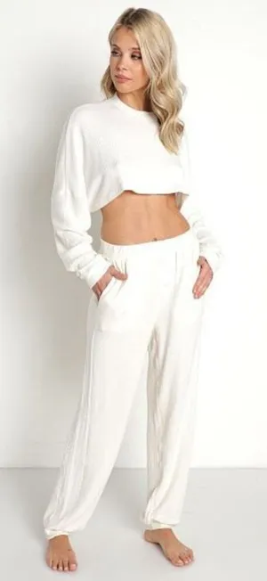 ✨Richer Poorer Bounce Knit Unwind In Bone Sz Medium Pants✨ thumbnail 1